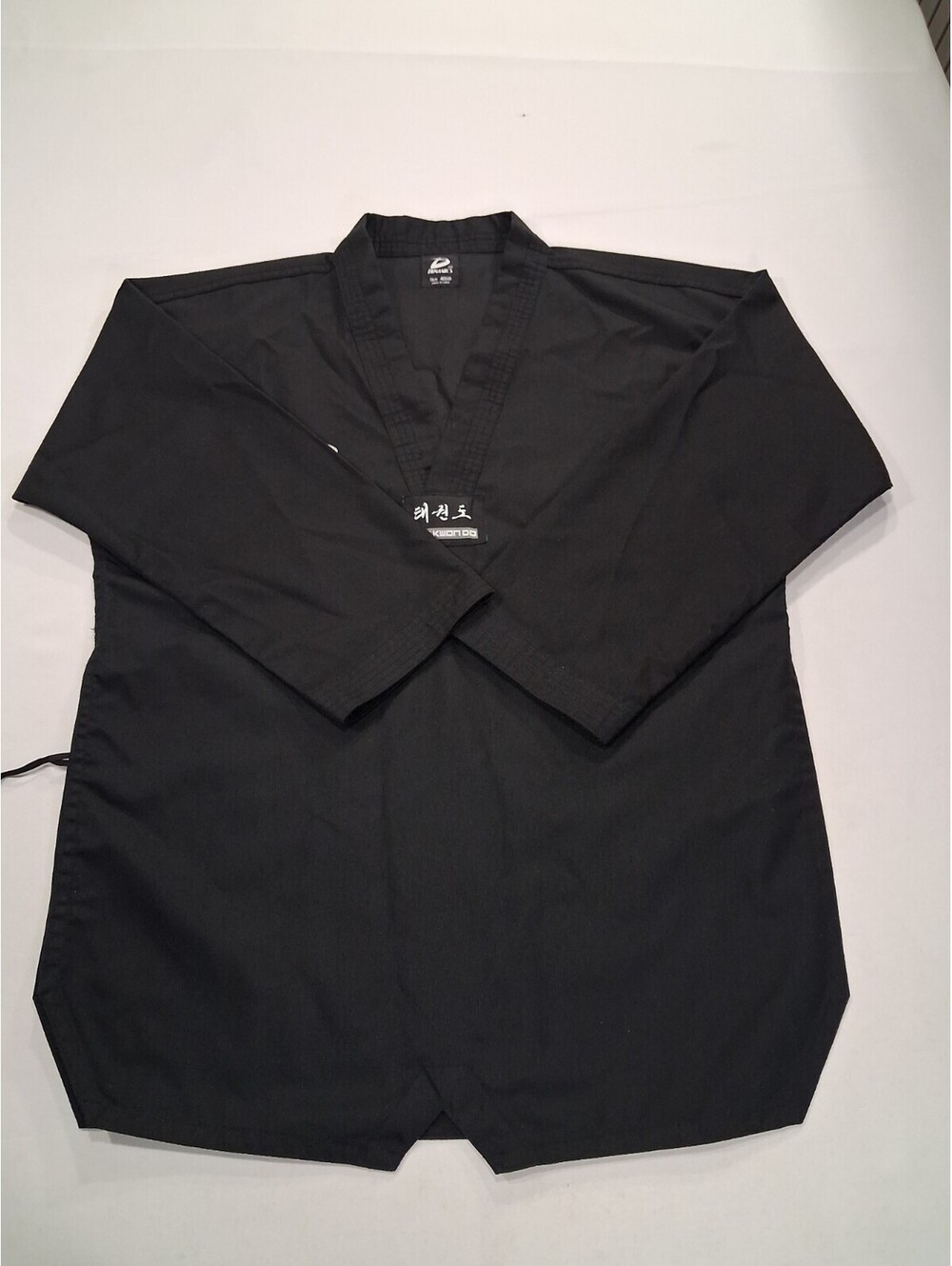 Dynamics Taekwondo Federation Adult Black Graphic Uniform Shirt Size 4/180